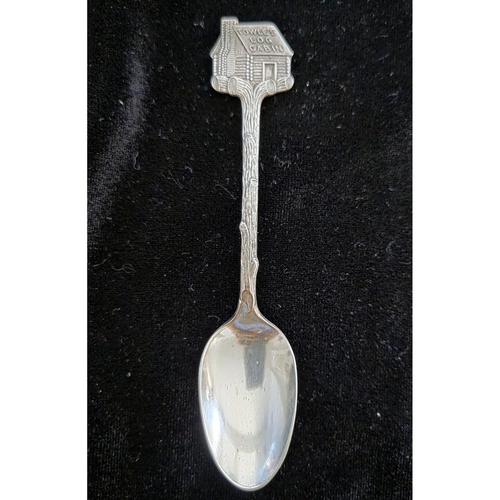VTG‎ Towle's Log Cabin Syrup Advertising Souvenir Spoon Silver Plated